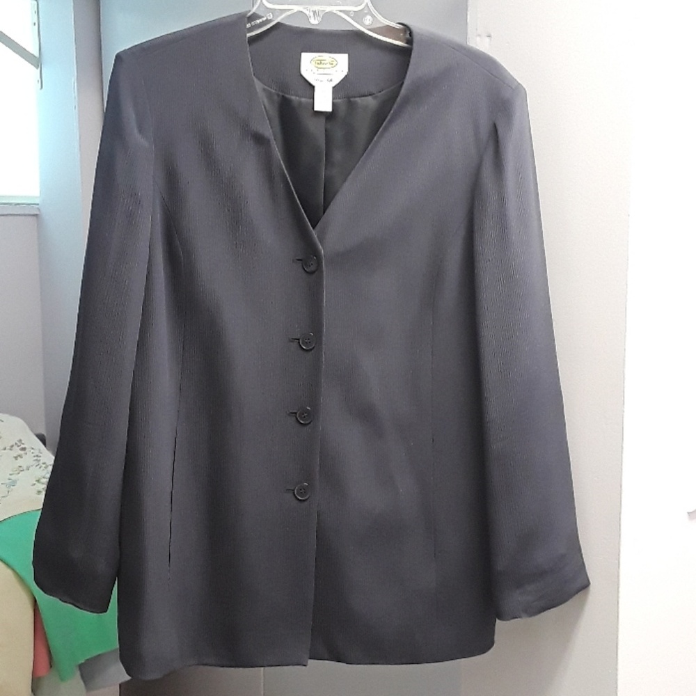TALBOTS 12P silk jacket